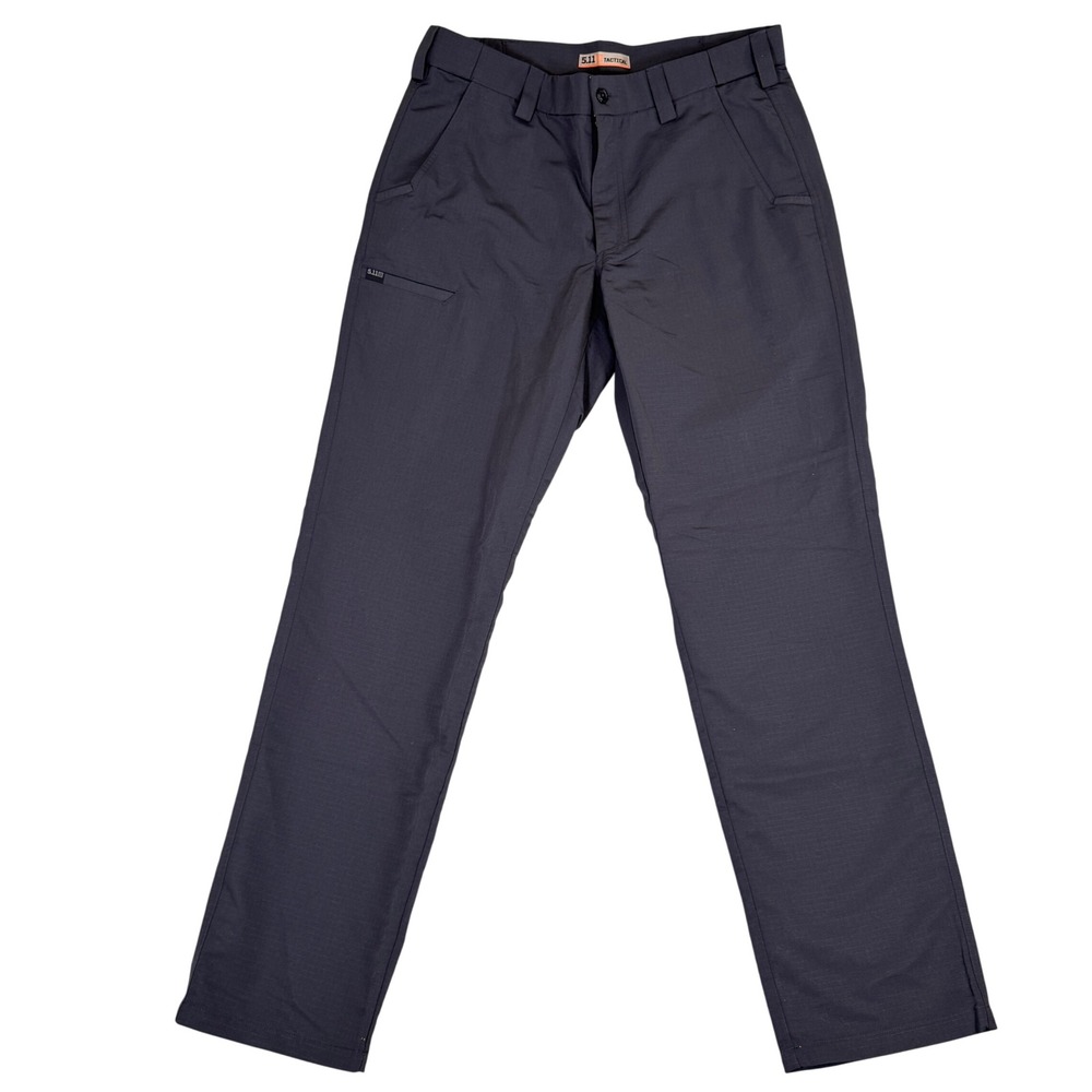 5.11 Tactical Fast-Tac Urban Pants Mens 34x34 Charcoal Grey Ripstop Trousers